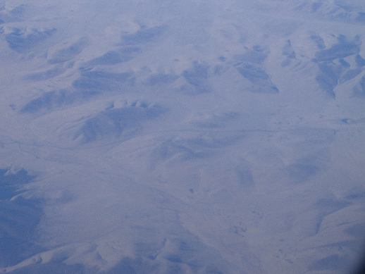 Eine Berglandschaft aus der W&uuml;ste Gobi